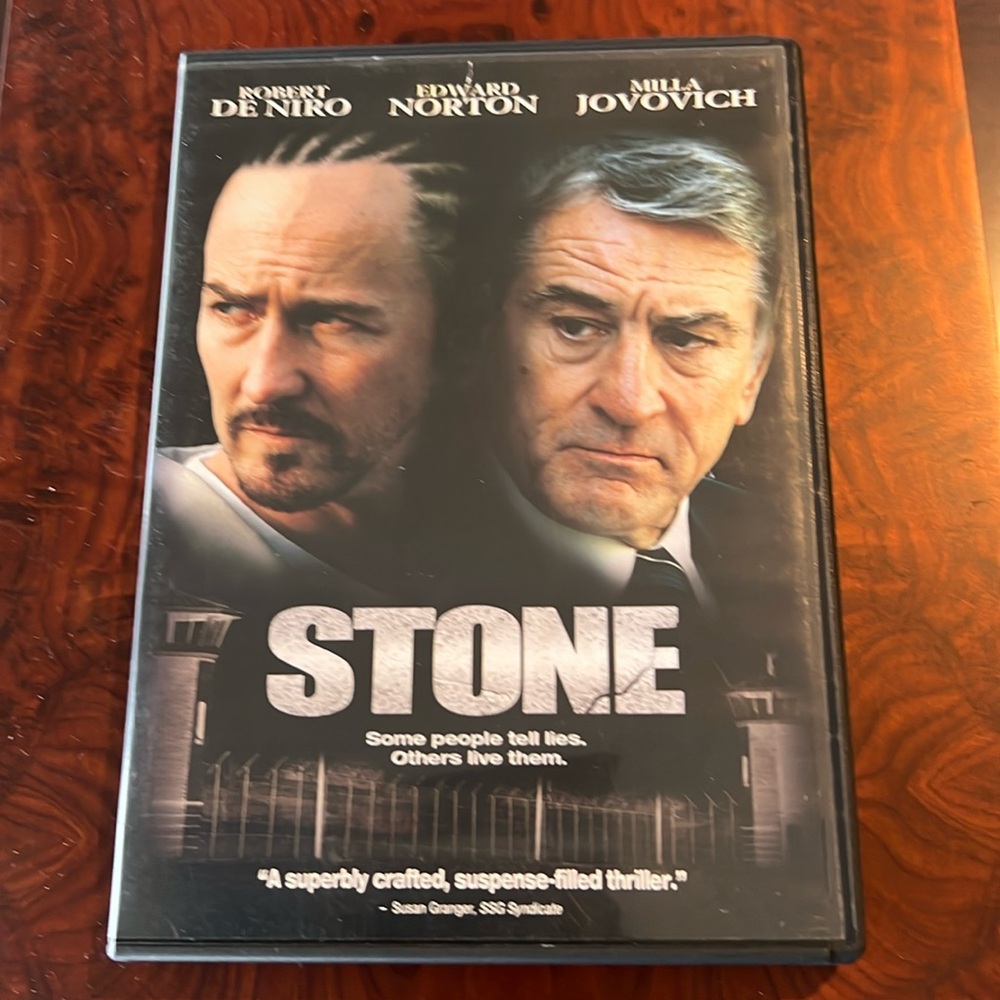 Assorted movies 3/$10 “Stone” starring Robert De Niro